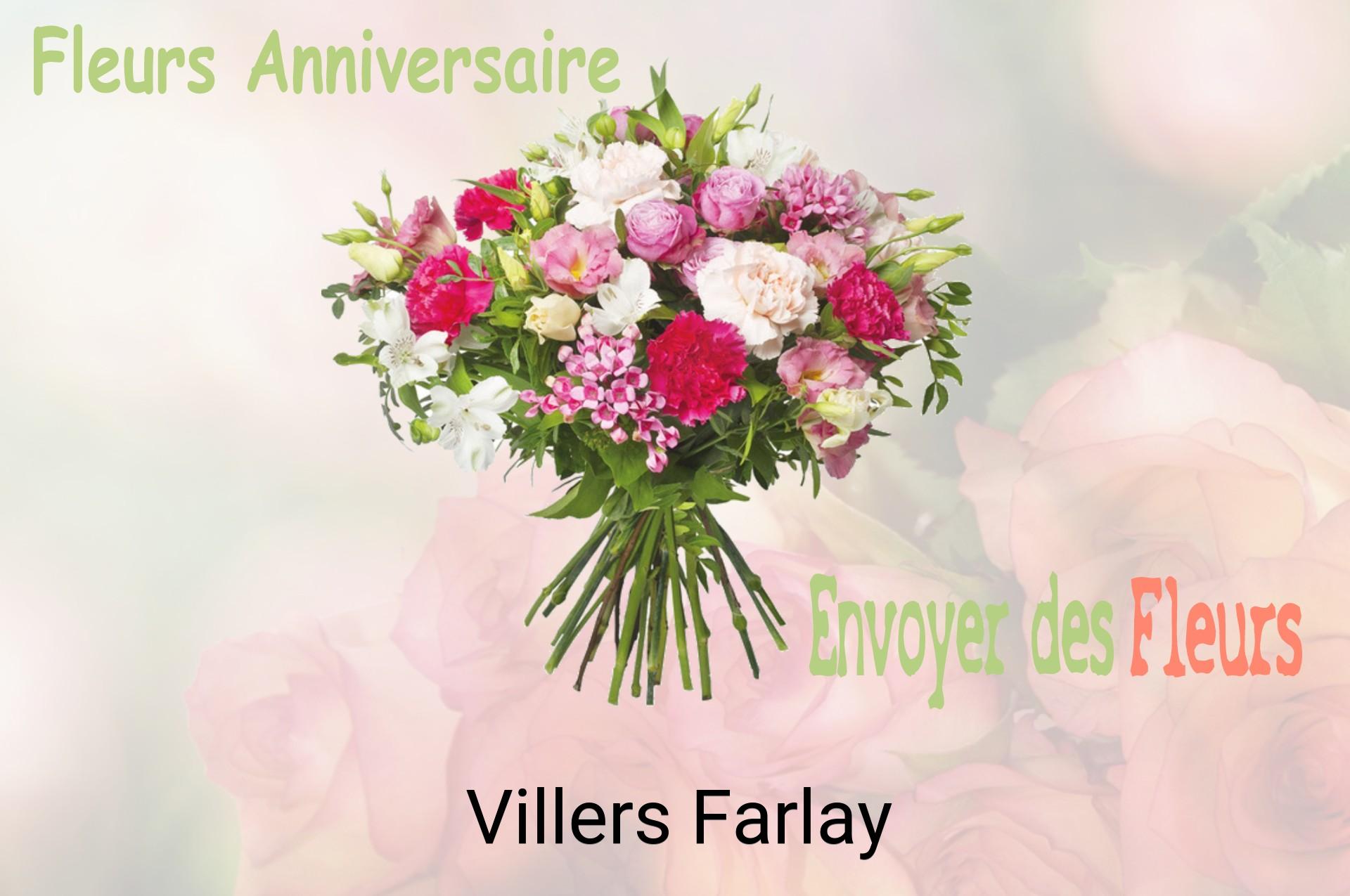 Bouquet de fleurs d’anniversaire livré à Villers-Farlay