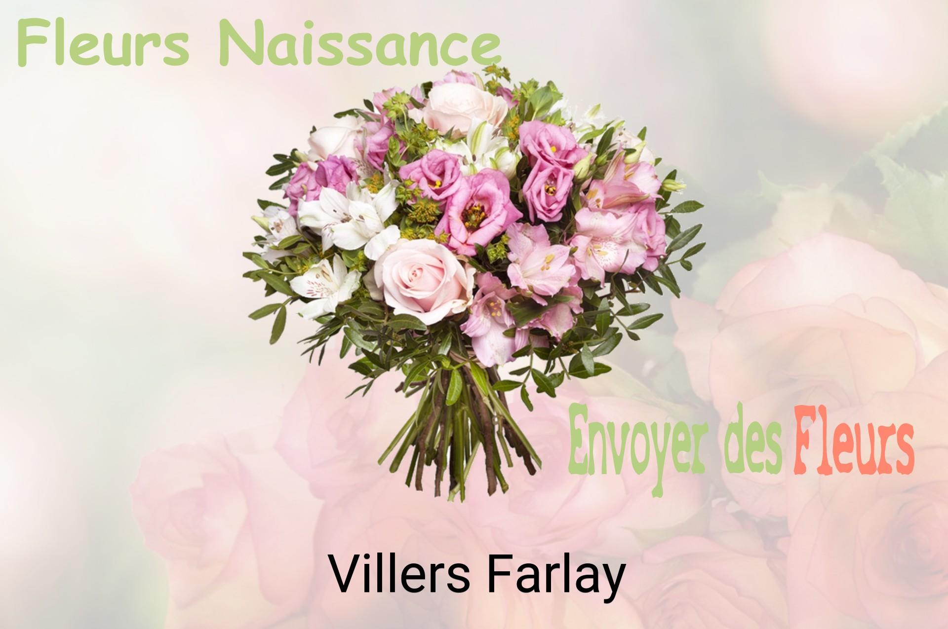 Bouquet de fleurs de naissance livré à Villers-Farlay